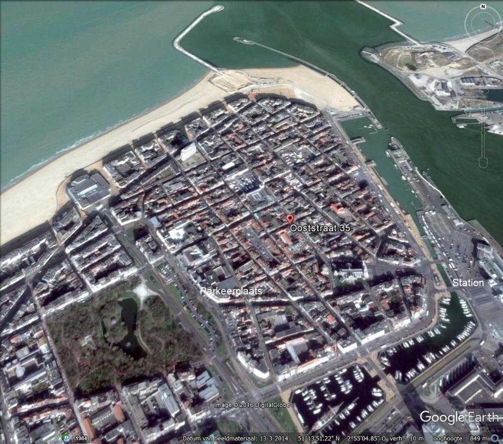 Marjori Oostende Met Gratis Parkeerplaats Exteriér fotografie